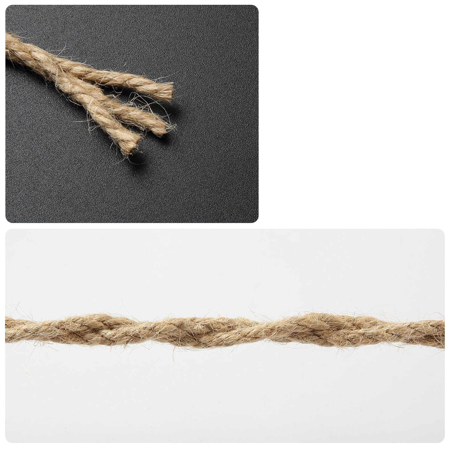 NorthPada 6 mm diameter sisal rope ready for heavy tasks