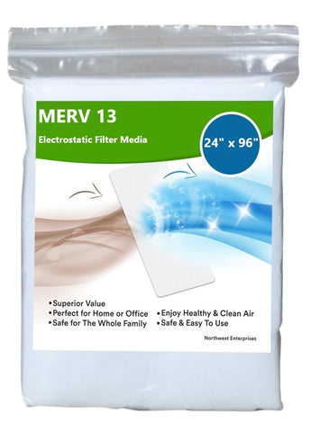 NORTHWEST MERV 13 washable fabric roll ready for reuse and cost savings