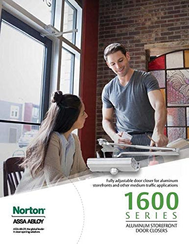Norton 1601 tri-style mounting enables flexible installation