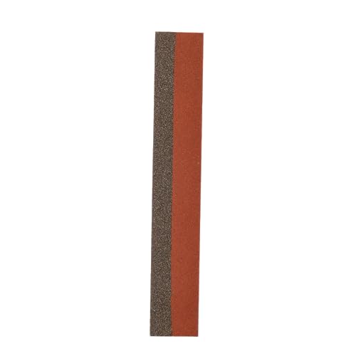 Norton benchstone being used with oil for smooth sharpening and reduced clogging