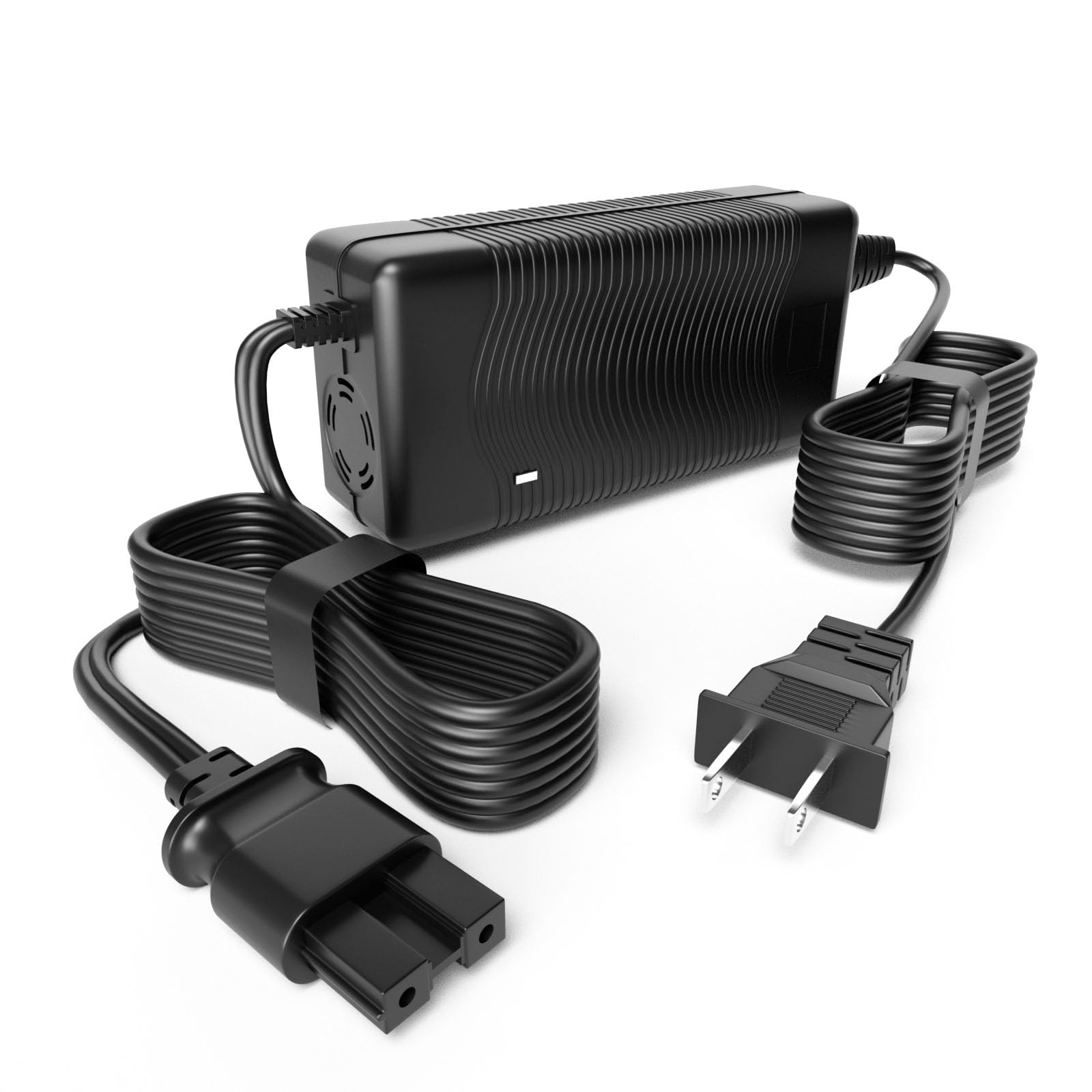 Norward N557514 charger plugged into wall powering inflator