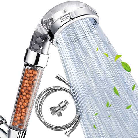 Nosame shower head with hose shows easy standard installation for quick setup.
