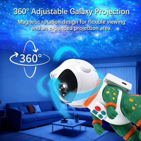 NOTIKS 8 Lighting Modes mix galaxy stars with green nebula for mood variety
