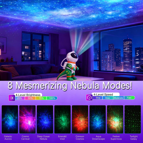 NOTIKS Dinosaur Astronaut Space Projector invites imaginative space adventures at bedtime