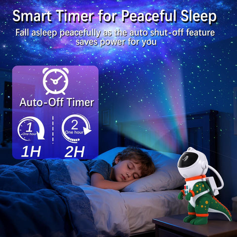 NOTIKS Green Nebula Effects create a soothing atmosphere in kids' rooms