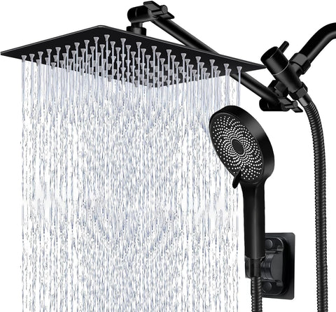 Nottia 10 inch rainfall showerhead delivers full body coverage with a premium chrome finish