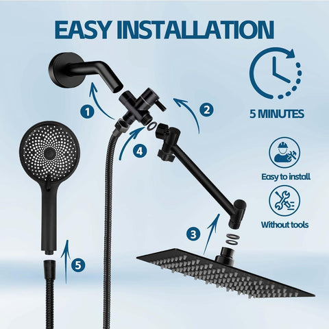 Nottia 11 inch extension arm tilts easily for versatile angles