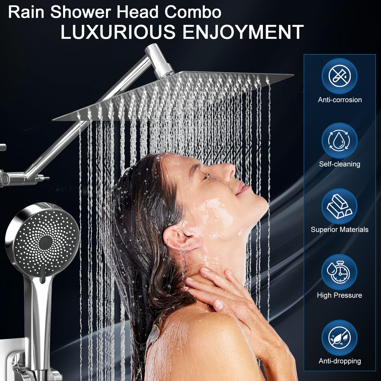 Nottia 11-inch extension arm adjusts height and angle.
