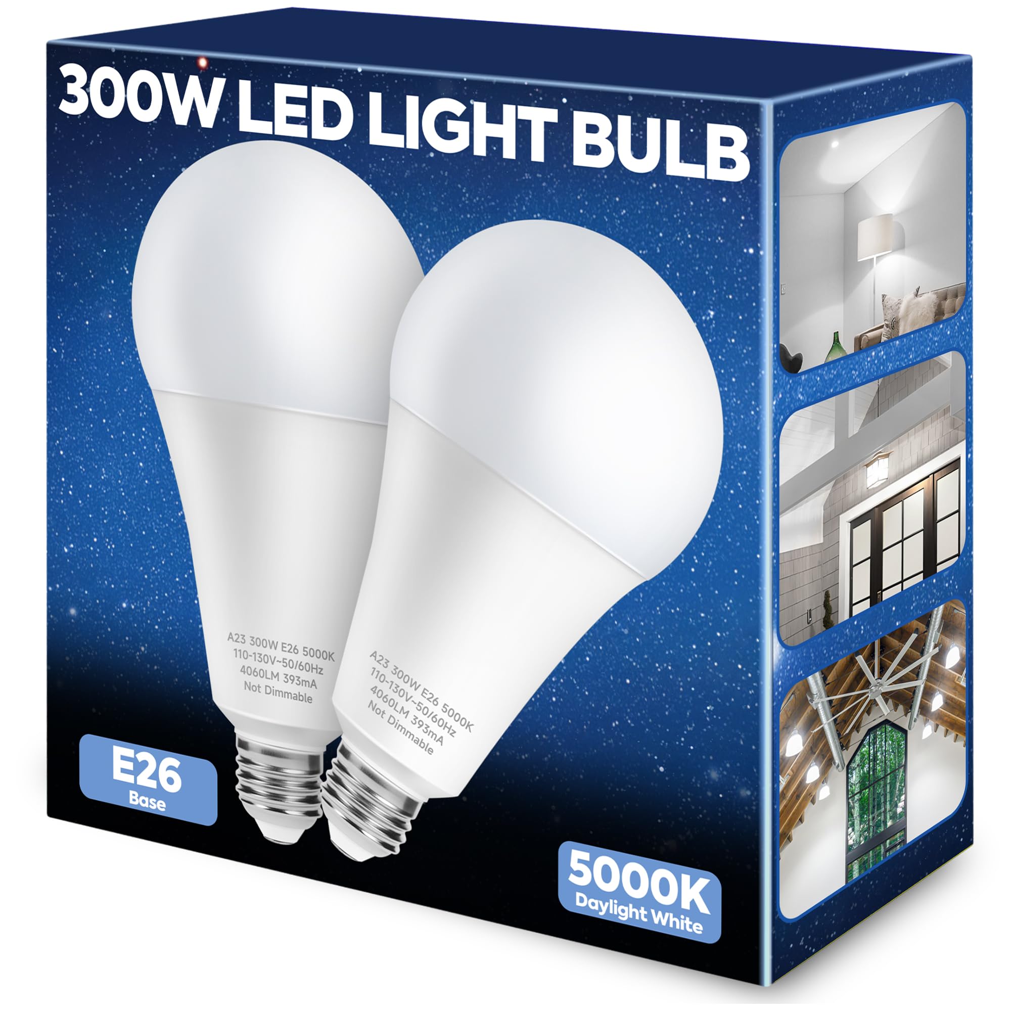 Nouscan 4060lm daylight bulb for large spaces