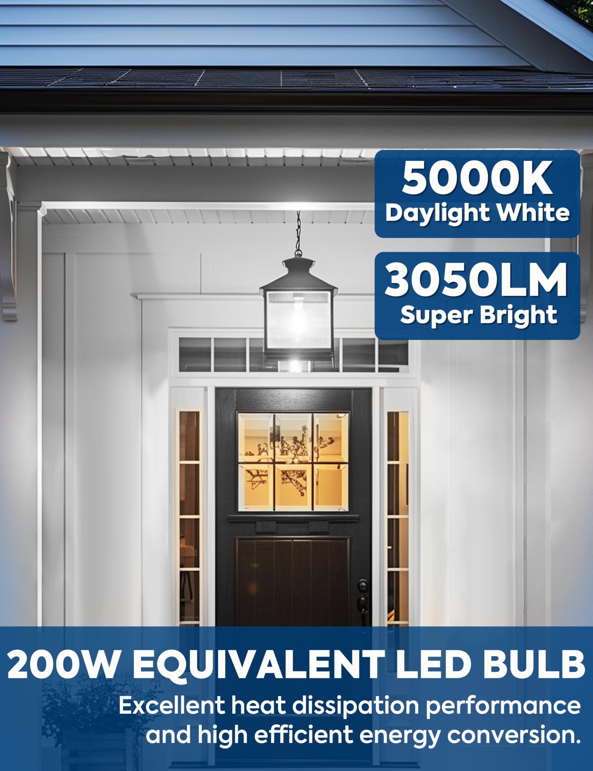 Nouscan LED bulb 3050 lumens in daylight white for high-ceiling spaces
