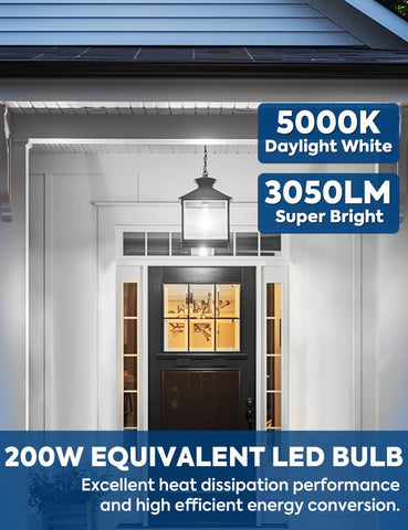 Nouscan LED bulb 3050 lumens in daylight white for high-ceiling spaces