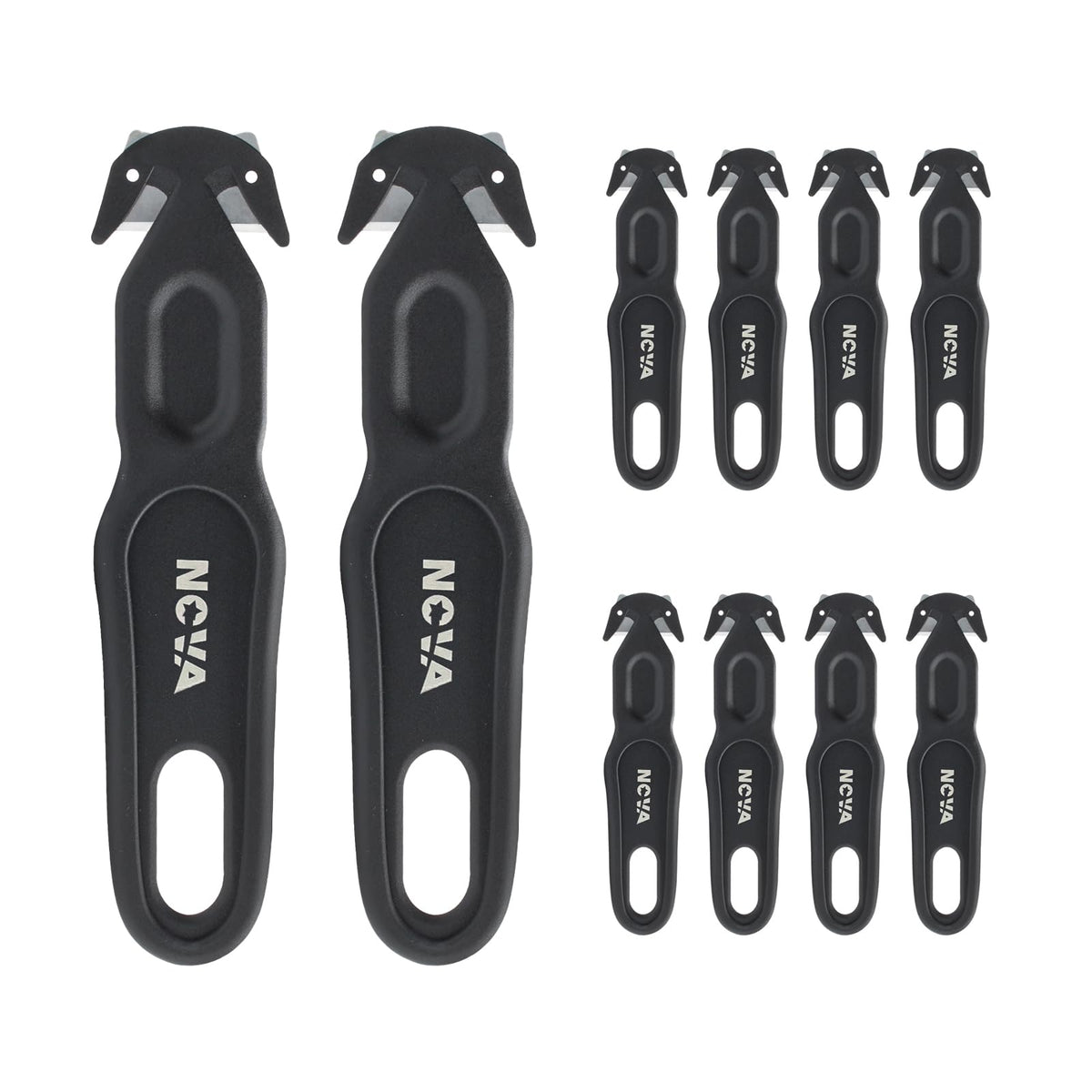 Nova Safety Cutter Tool with recessed blade for safer box cutting and finger protection.