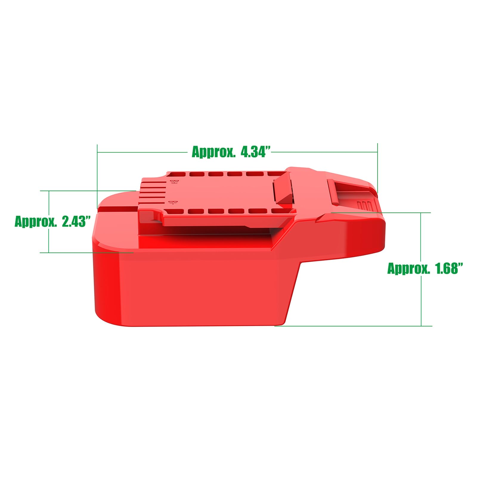 NovaQuantic adapter installation with latch click shows secure Bauer power connection.