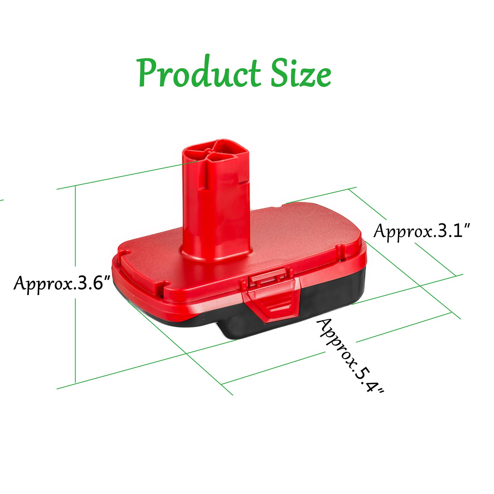 NovaQuantic adapter shows secure latch during battery insertion.