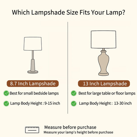 Novantl modern farmhouse shade suits table or floor lamps beautifully.