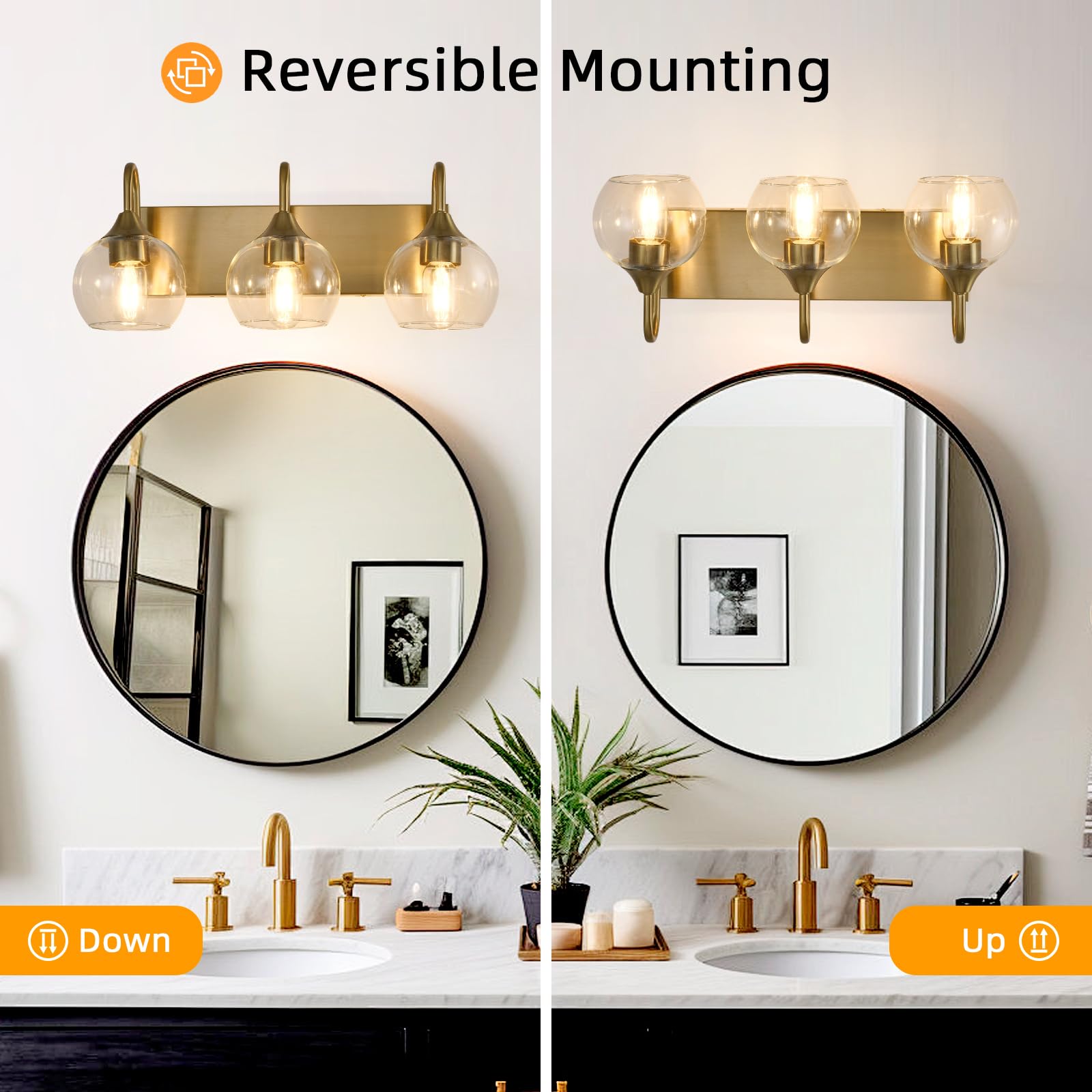 NOVCAND 3-light fixture requires three E26 bulbs for customizable brightness