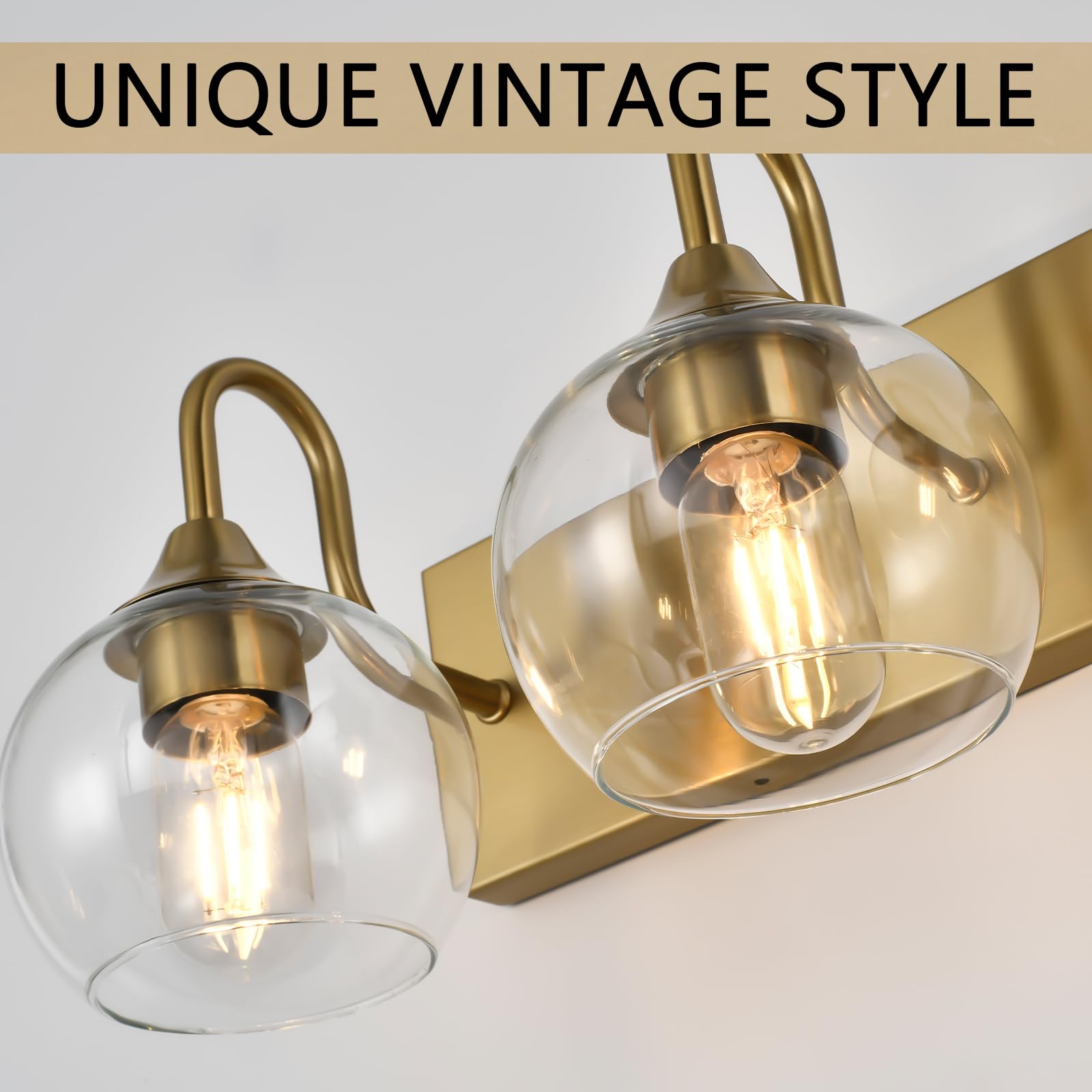 NOVCAND vanity light over mirror adds modern elegance and task lighting