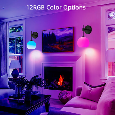 NOVCAND dimmable 12RGB 3CCT provides customizable ambiance options.
