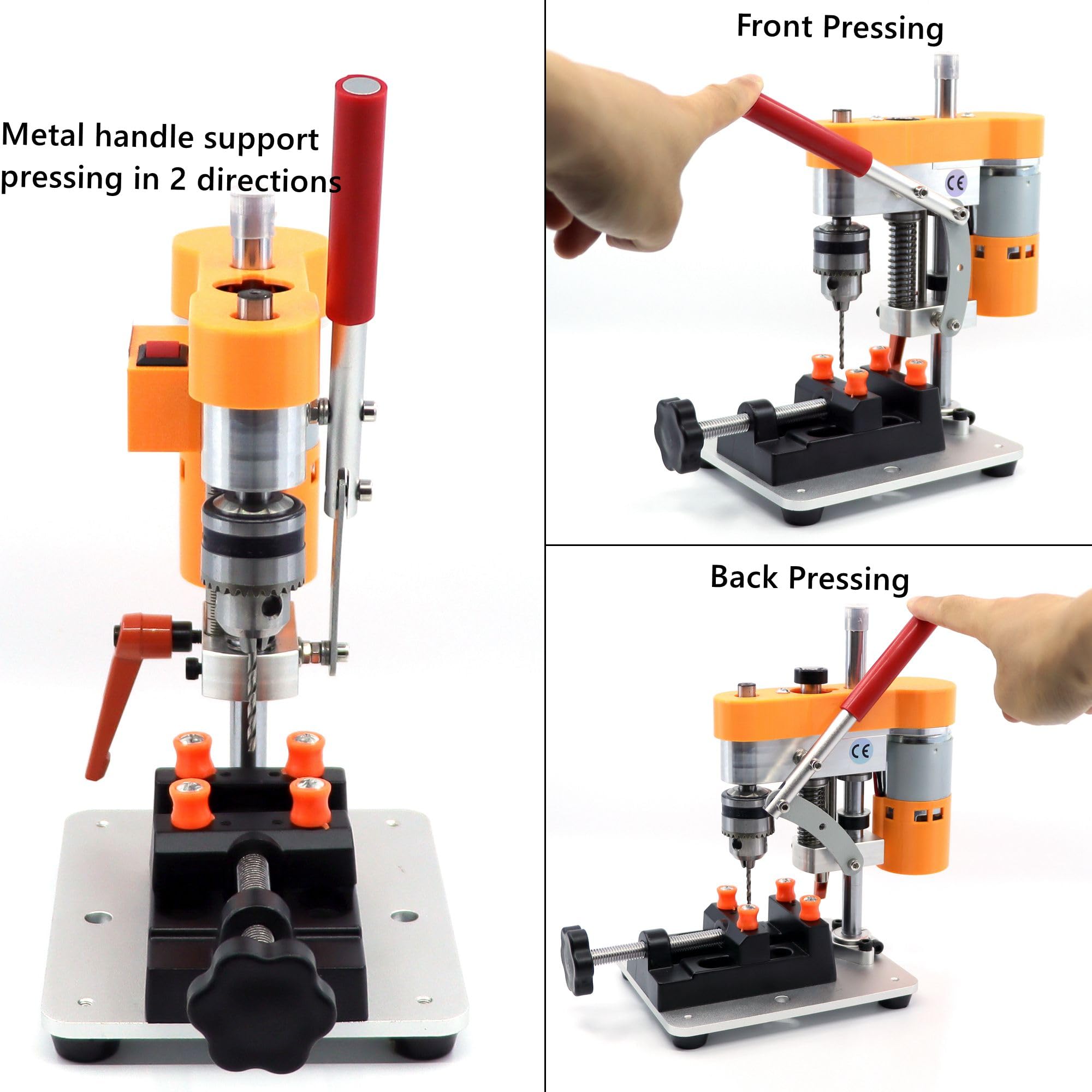 NovelLife Mini Drill Press HSS bits pack suitable for wood and plastic projects.
