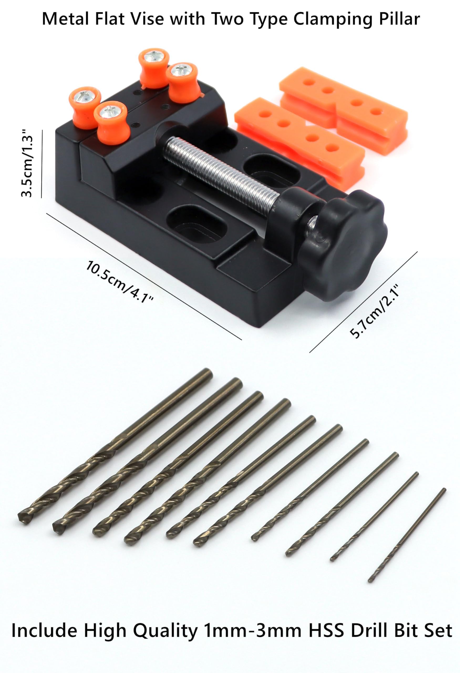 NovelLife Mini Drill Press in-use demonstration drilling small parts.