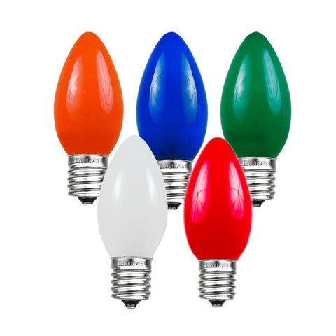 Novelty Lights E17 intermediate-base 7W bulbs ready for string lights