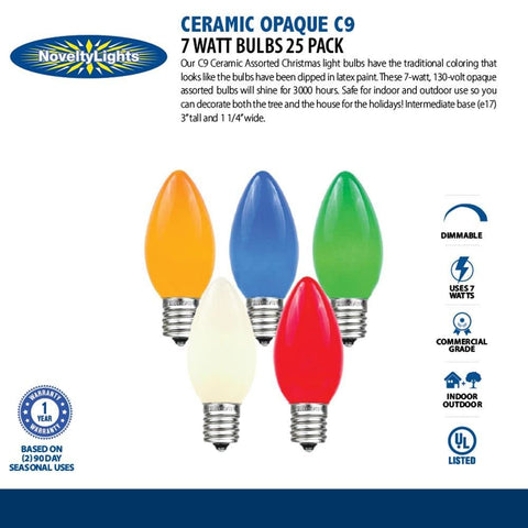 Novelty Lights outdoor string light bulbs for rooftops and porches