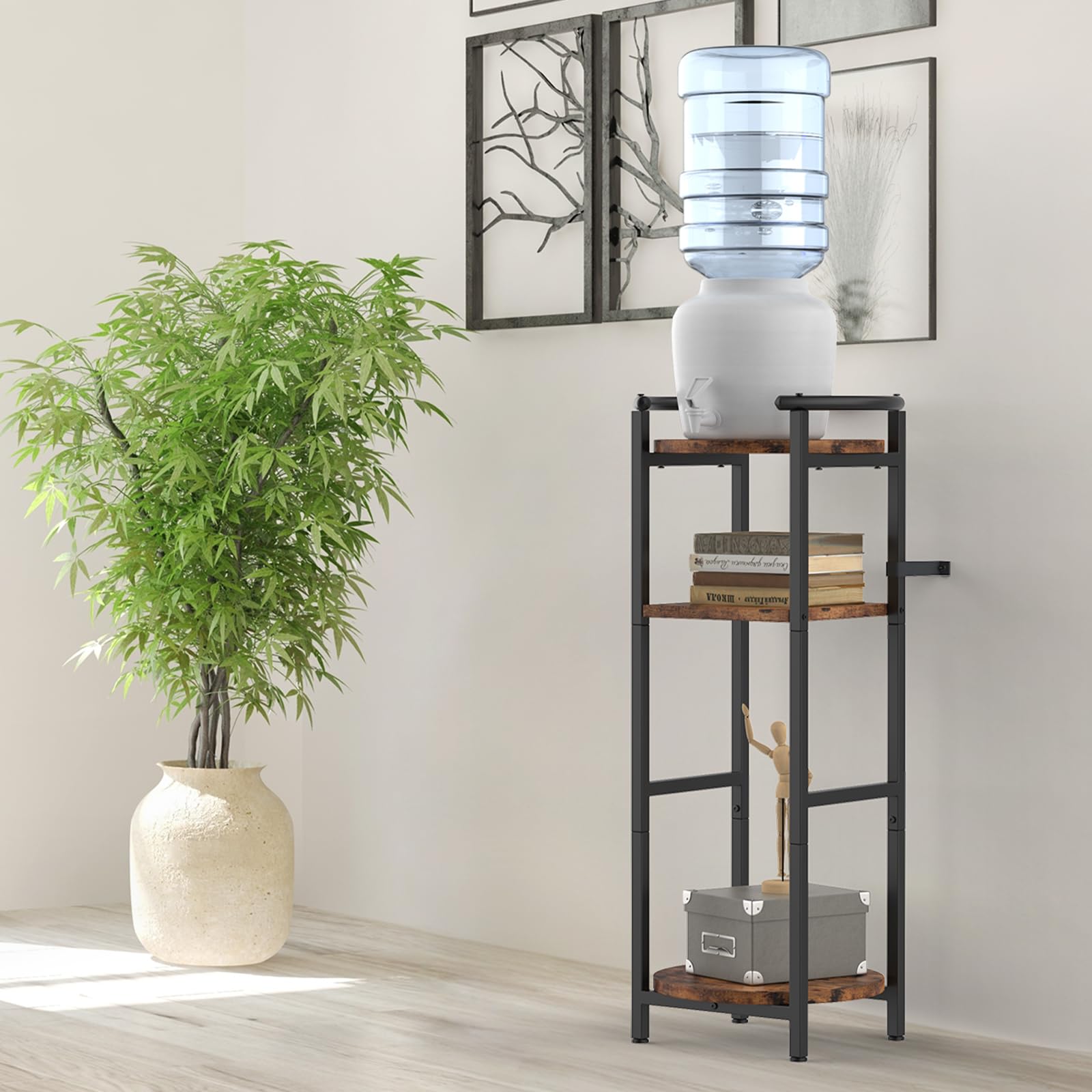 13.3-inch tray diameter on NOVIMANGO stand keeps bottles organized