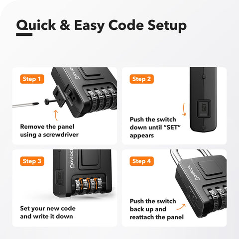 NovLock 2-pack security solution for multiple locations and needs.