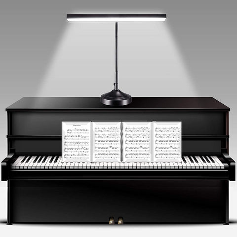 NovoLido Piano Light base provides stable, wobble-free support during practice.