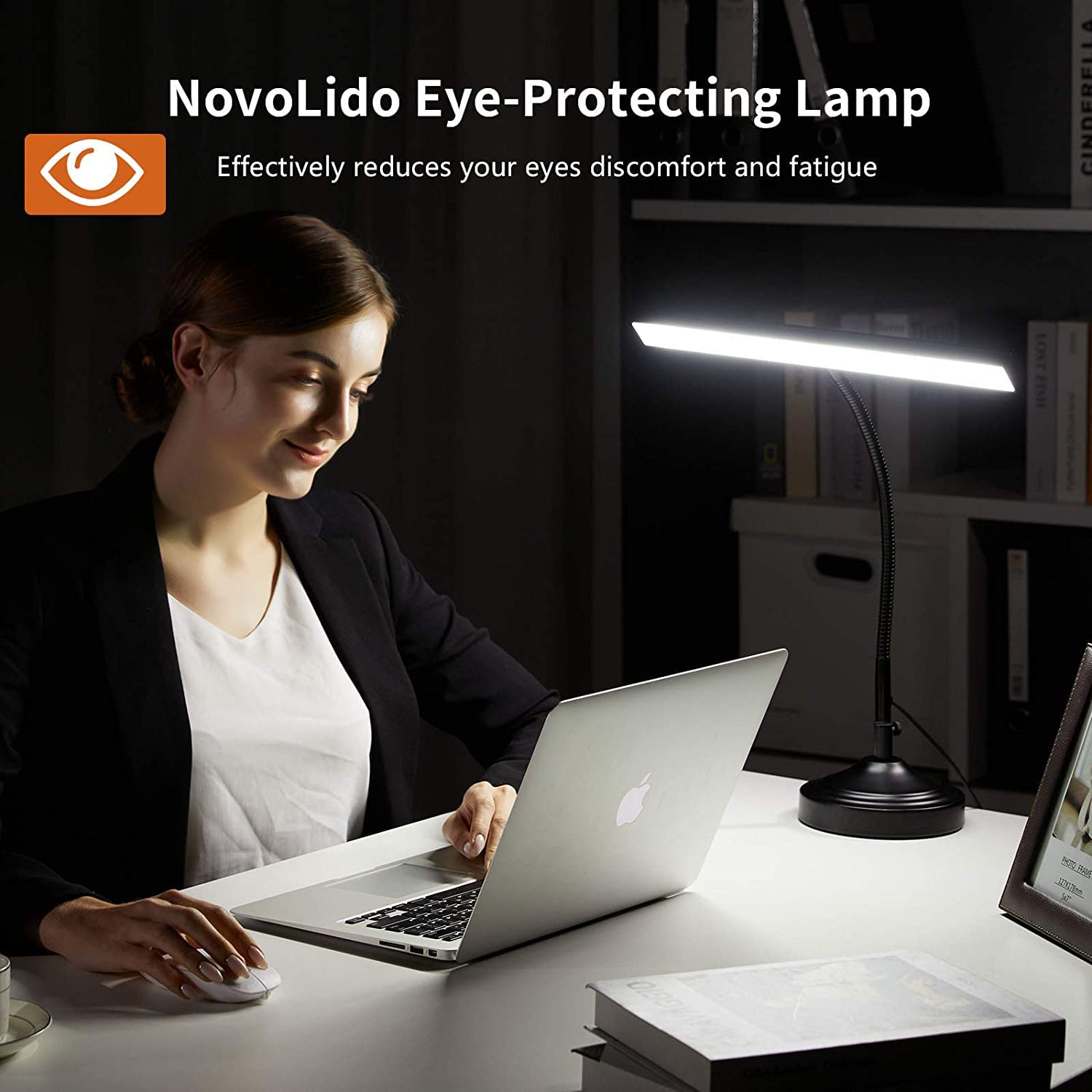 Stepless dimming enables precise brightness control for any piece.
