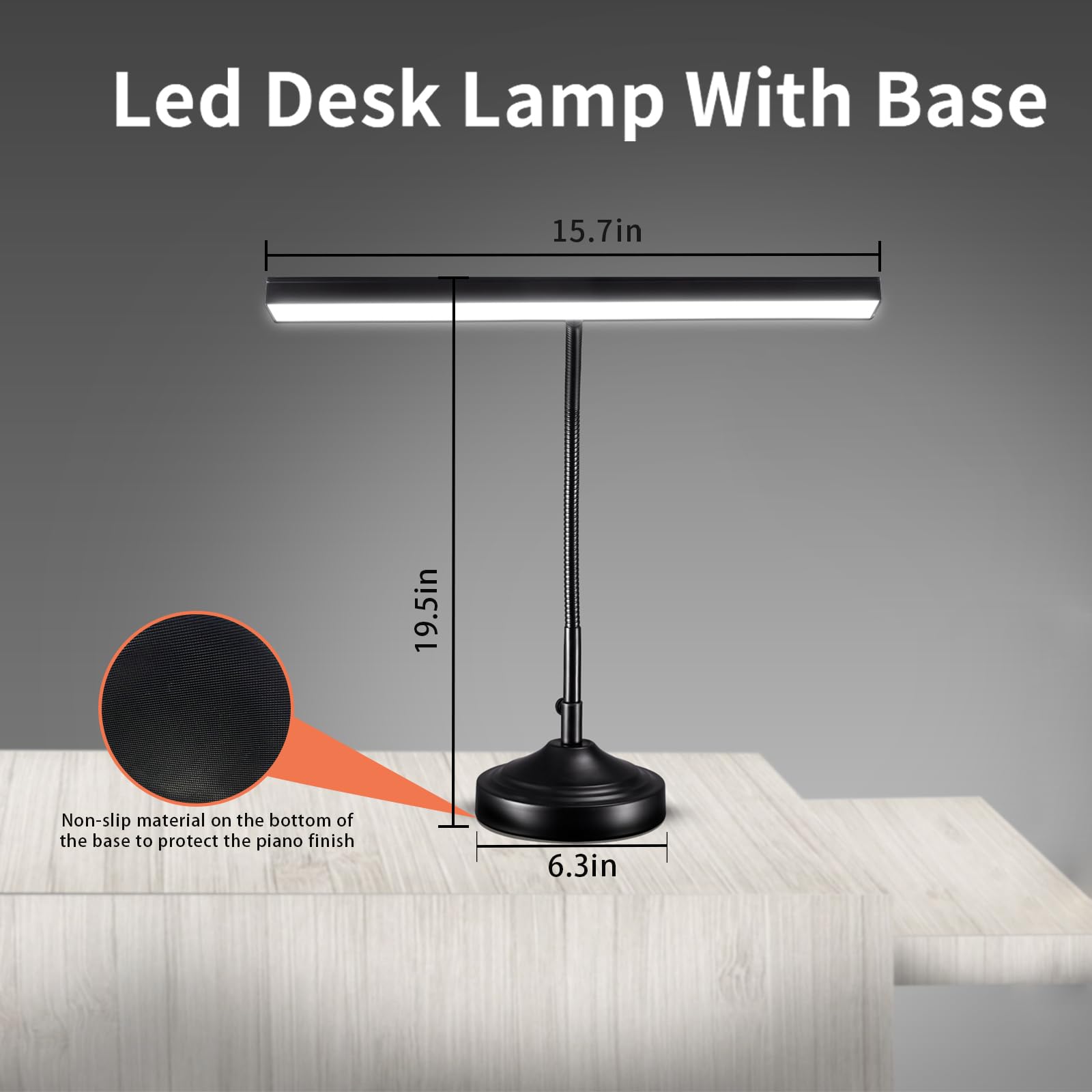 Extension cable option offers flexible placement when outlets are far.