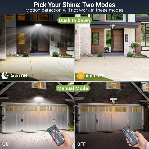 NOVOSTELLA dusk-to-dawn mode automatically lights at dusk and saves energy