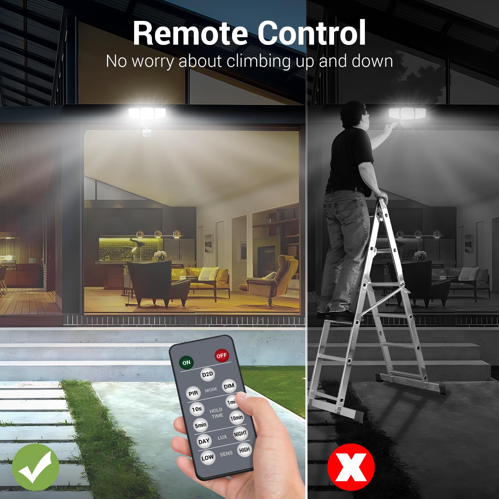 NOVOSTELLA motion sensor reaches 60ft for responsive lighting