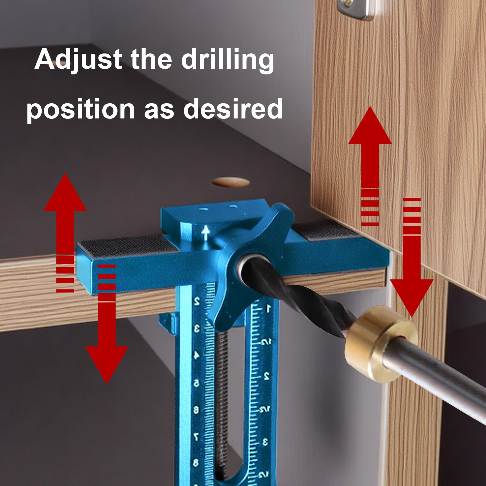 Nowcamp cabinet jig clamps up to 80 mm for versatility.
