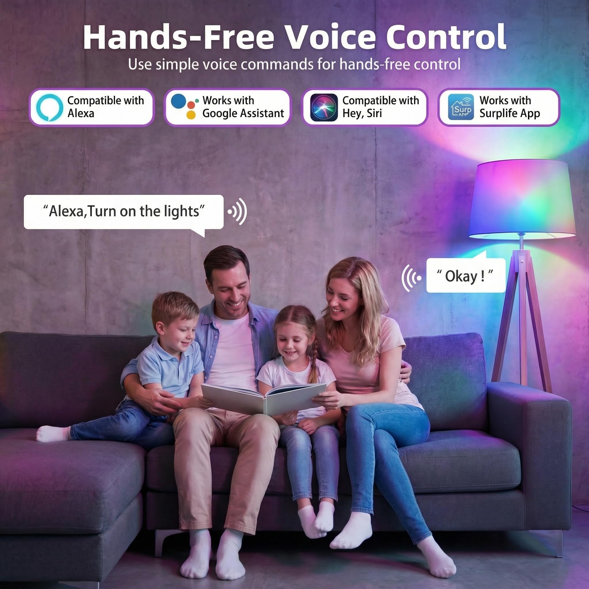 Nowepai app control interface for schedules and scenes