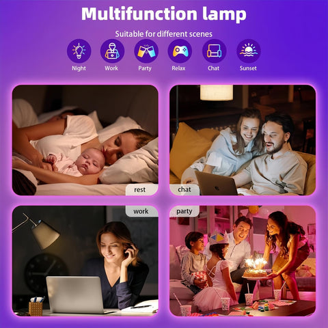 Nowepai energy-saving 9W bulb replaces 80W incandescent glare.