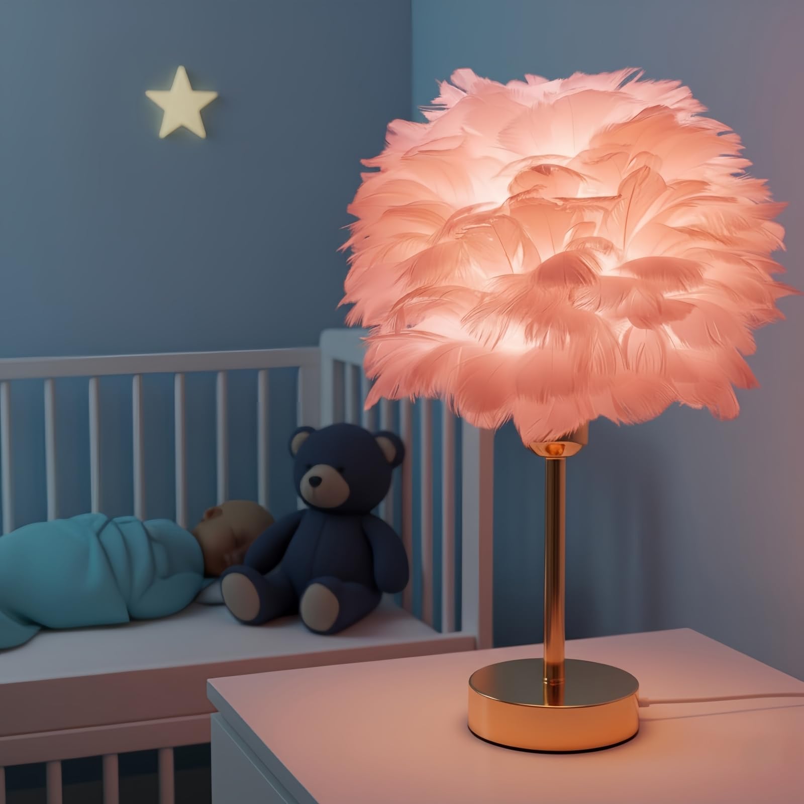 Nowepai USB charging hub keeps devices powered at bedside.