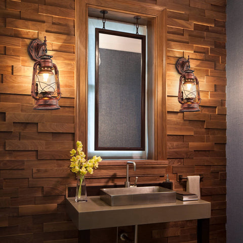 NOXARTE red bronze finish adds rustic charm