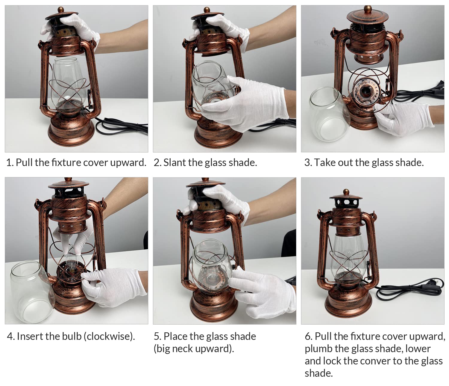 NOXARTE Rustic Lantern Table Lamp vintage-inspired design for cozy spaces.