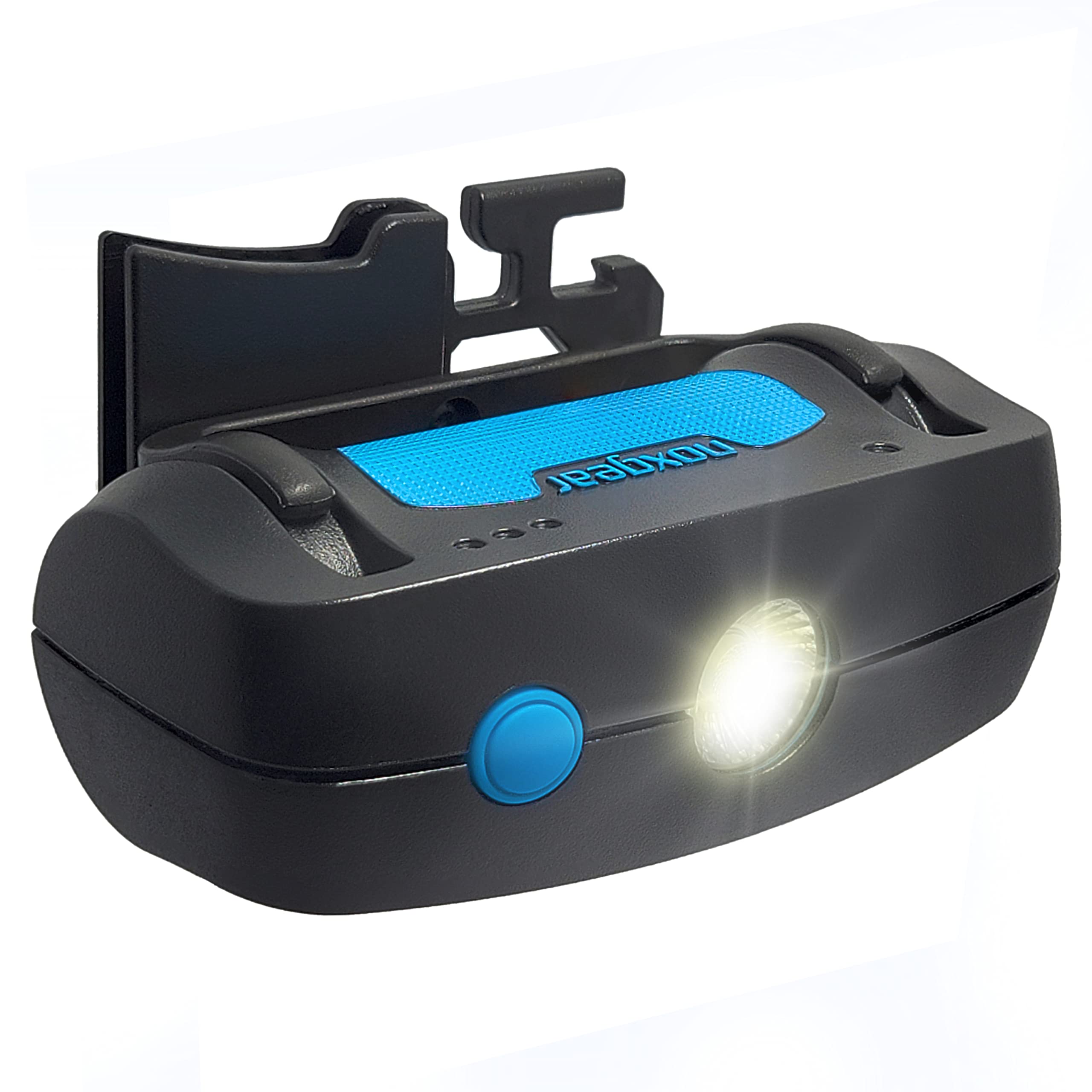 Noxgear Tracer chest lamp with 500-lumen flood beam for clear night visibility.
