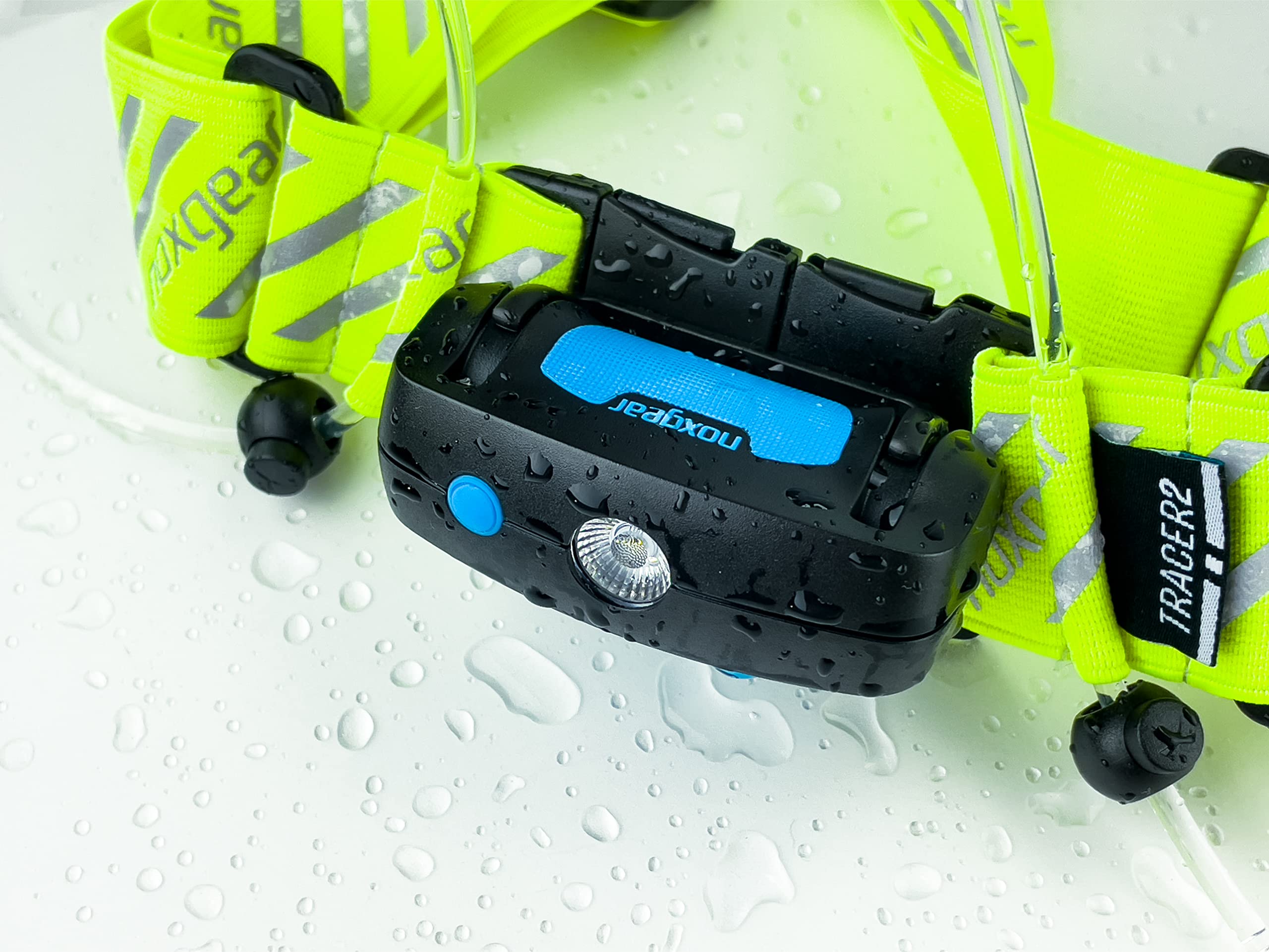 Noxgear Tracer chest lamp includes charger for quick topping up.