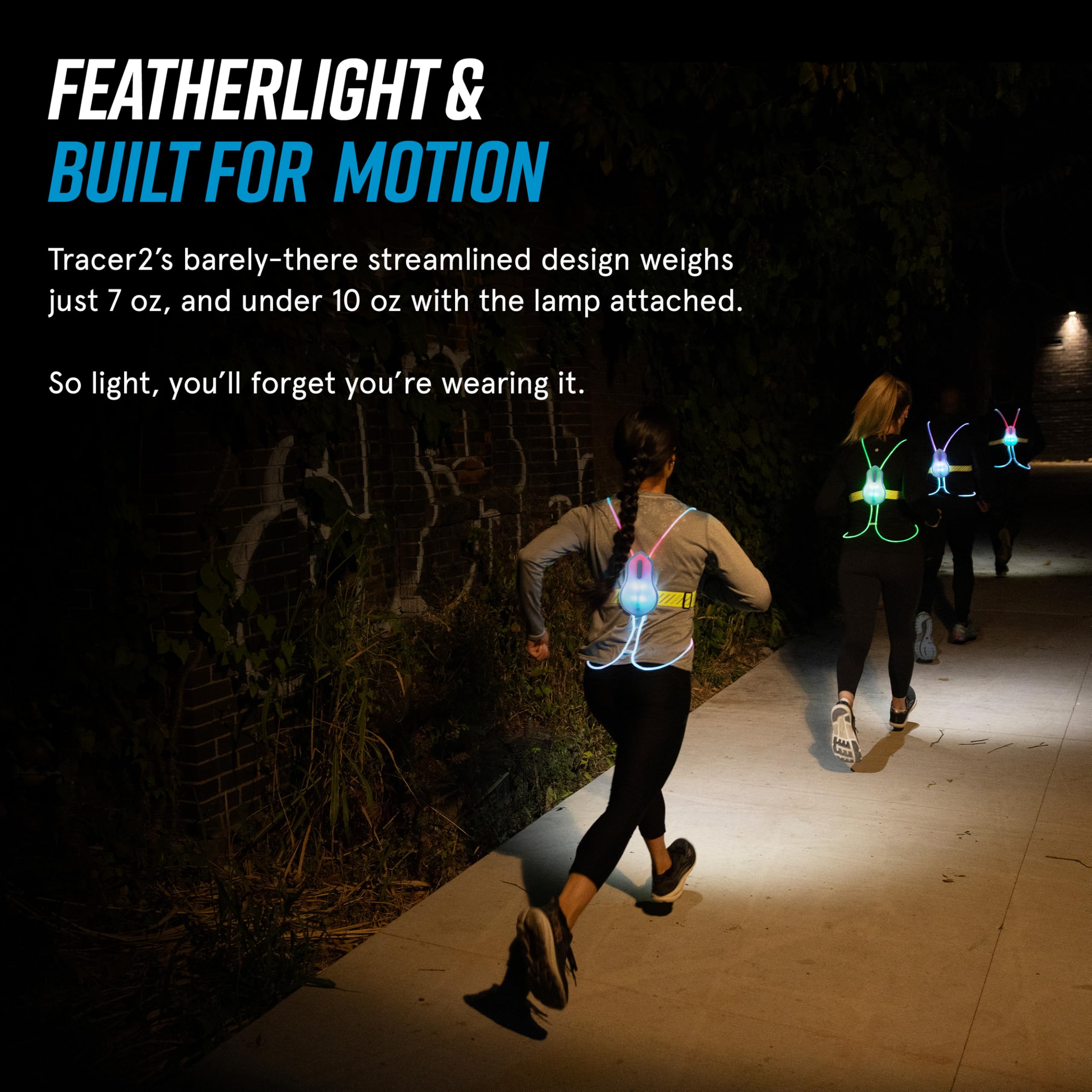 Noxgear Tracer2 lightweight breathable mesh keeps you comfortable.