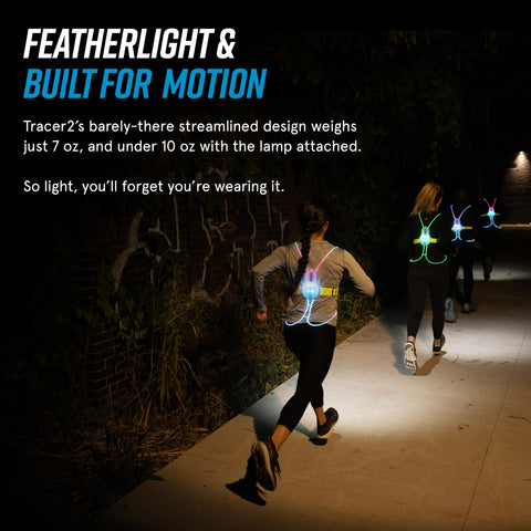 Noxgear Tracer2 lightweight breathable mesh keeps you comfortable.