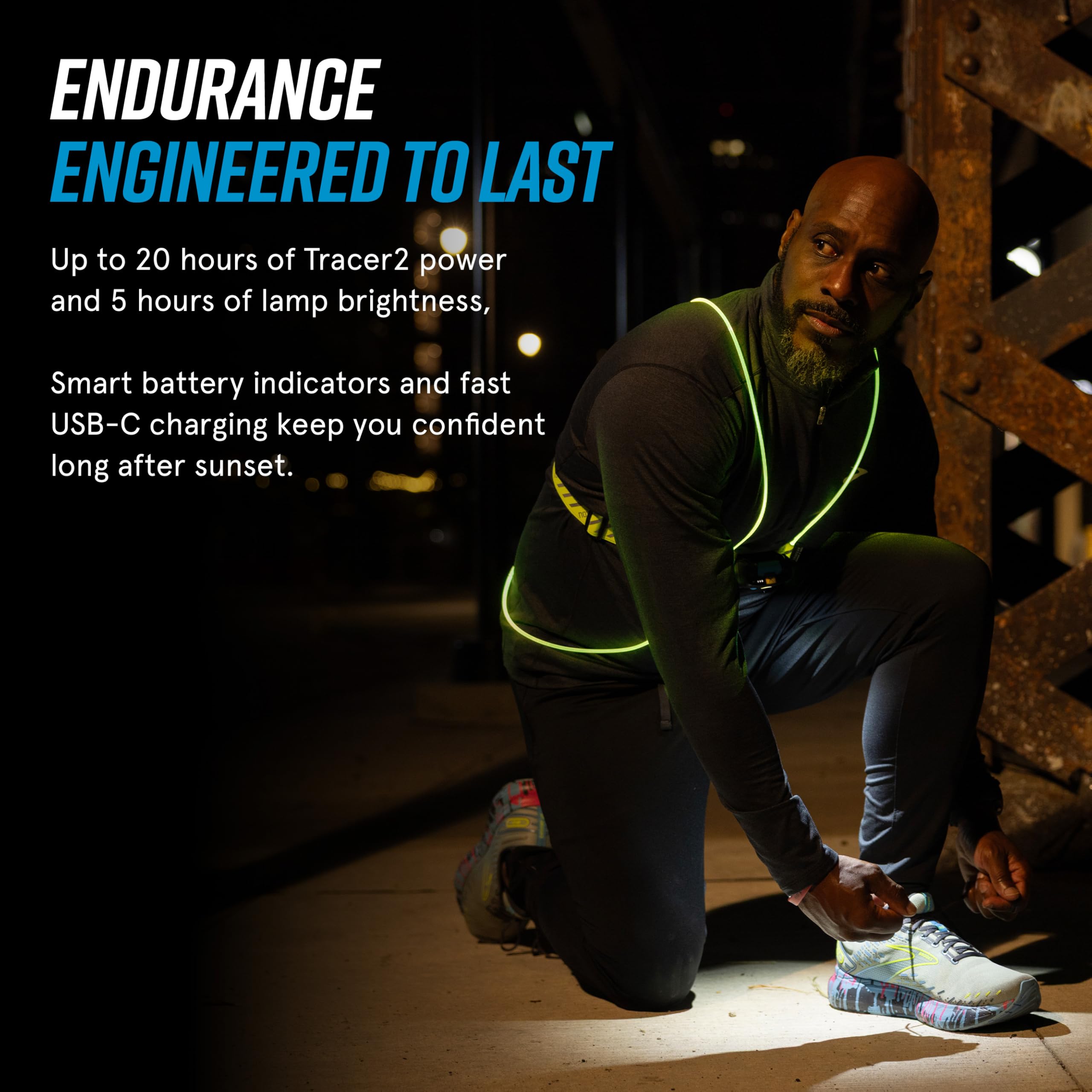 Noxgear Tracer2 multicolor modes offer bright signaling for workouts.