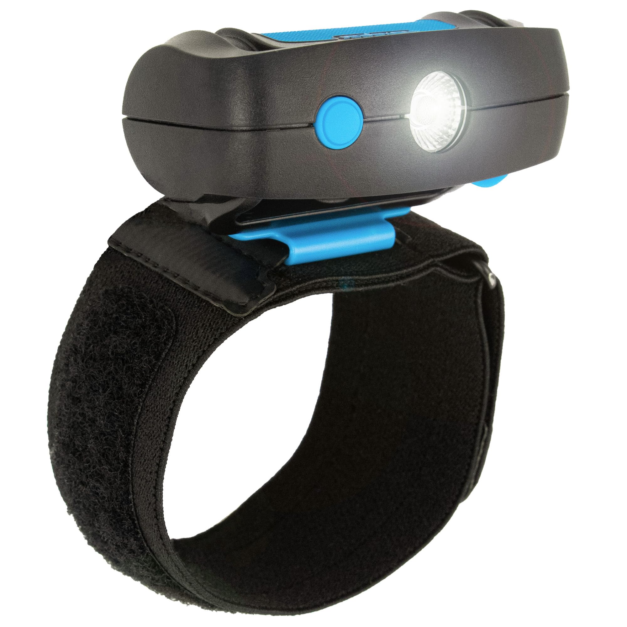 Noxgear Wrist Light strap-adjustment for secure, hands-free wear.