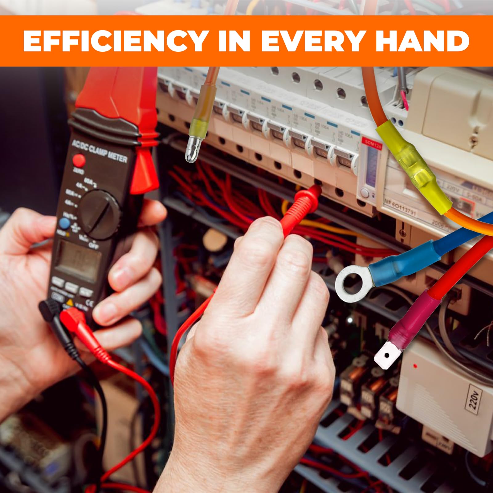 Noxtren color coded dies speed gauge identification during wiring tasks.