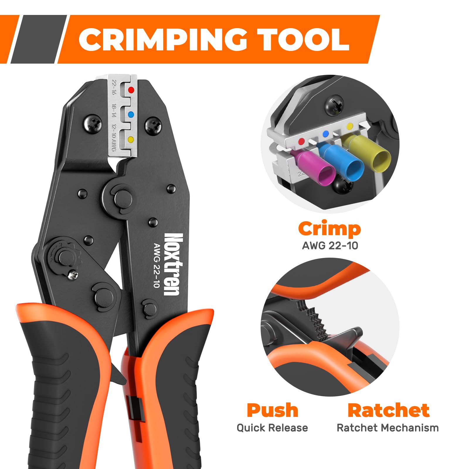 Noxtren ergonomic grip handles improve control during long sessions