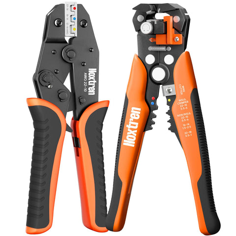 Noxtren wire stripper in action with automatic stripping for clean prep