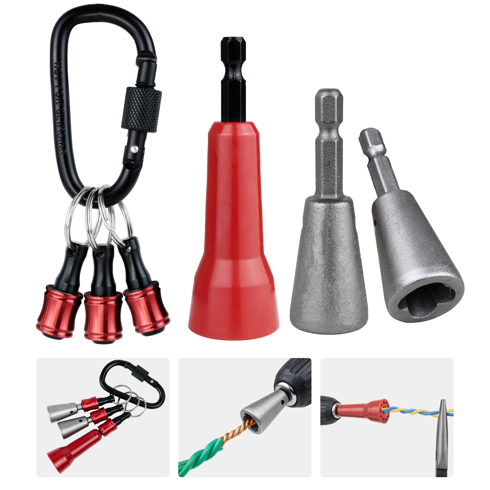 Noxtren wire twister drill set for fast, neat bundles.