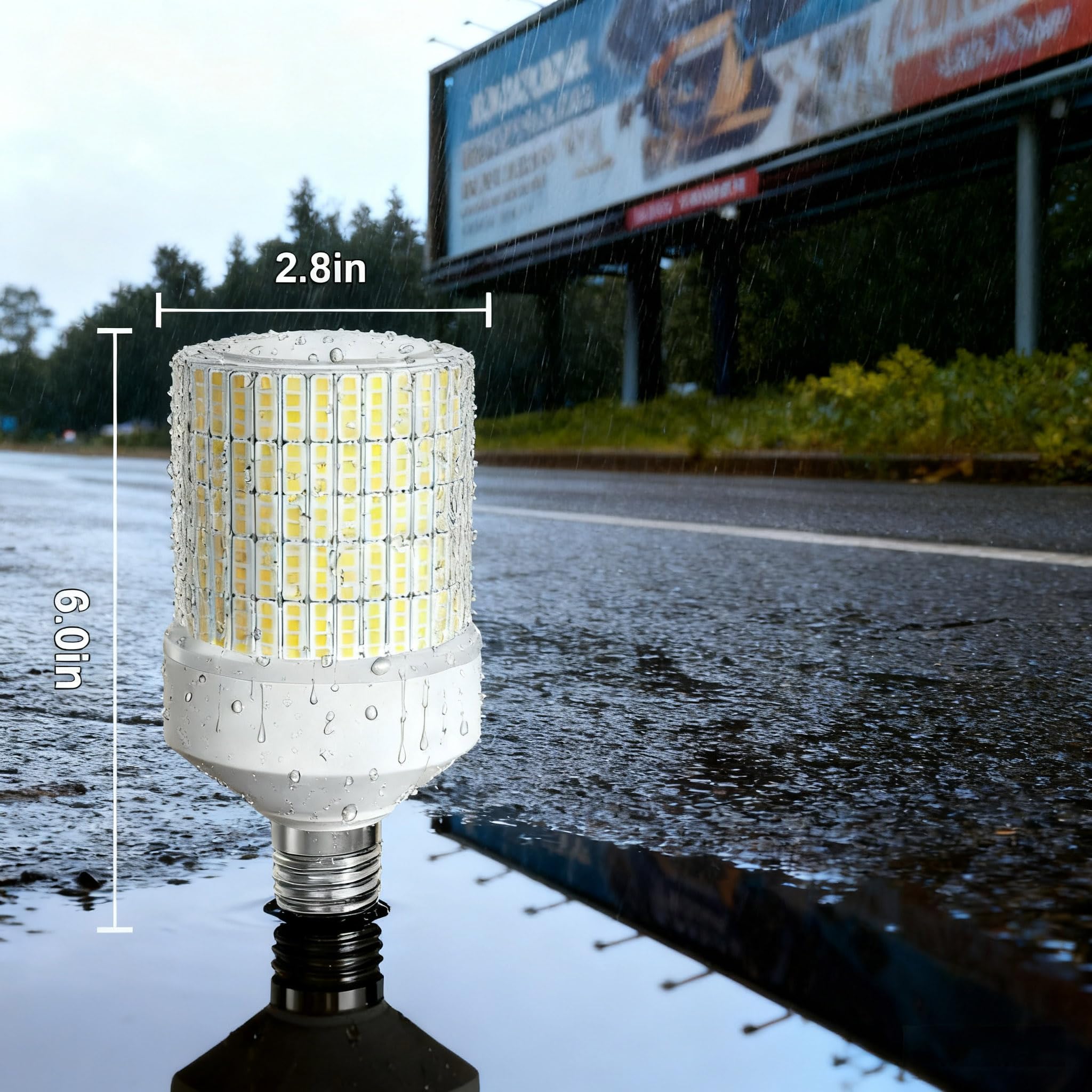 NS LED corn light heat-dissipation design supports long life.
